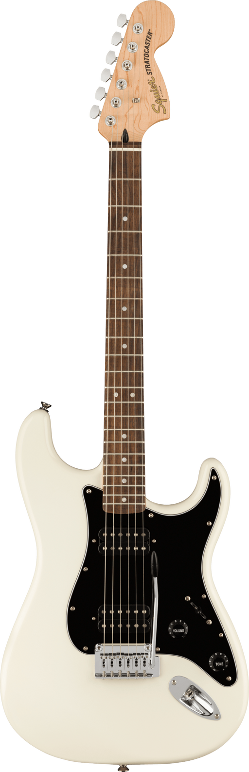 Squier Affinity Stratocaster HH, Laurel Fingerboard, Black Pickguard, Olympic White - Fair Deal Music