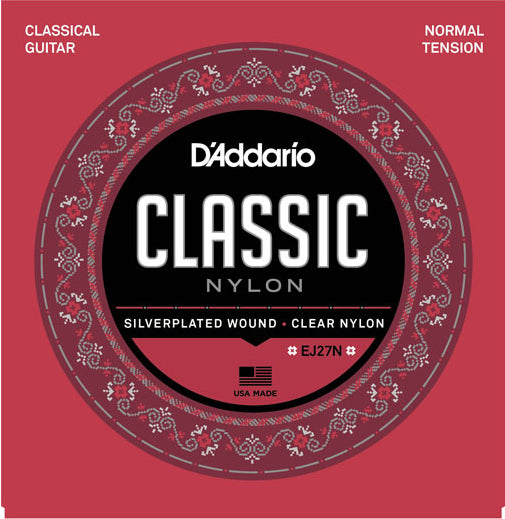 D'Addario EJ27N Classical Nylon Guitar Strings Normal Tension - Fair Deal Music