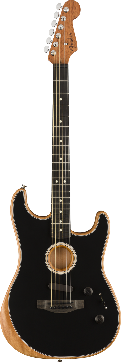 Fender Acoustasonic Stratocaster Black, Ex Display - Fair Deal Music