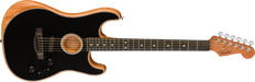 Fender Acoustasonic Stratocaster Black, Ex Display - Fair Deal Music