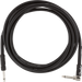 Fender Professional Series Instrument Cable, 10ft Straight/Angled, Black - Fair Deal Music
