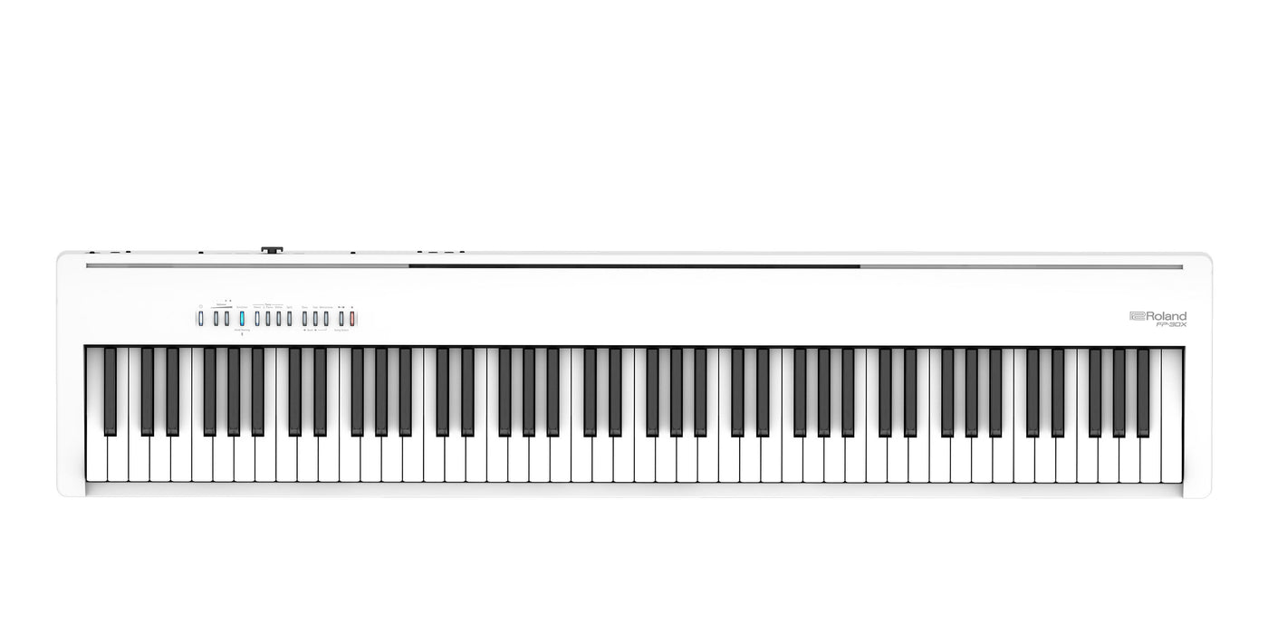 Roland FP-30X-WH Portable Digital Piano - White - Fair Deal Music
