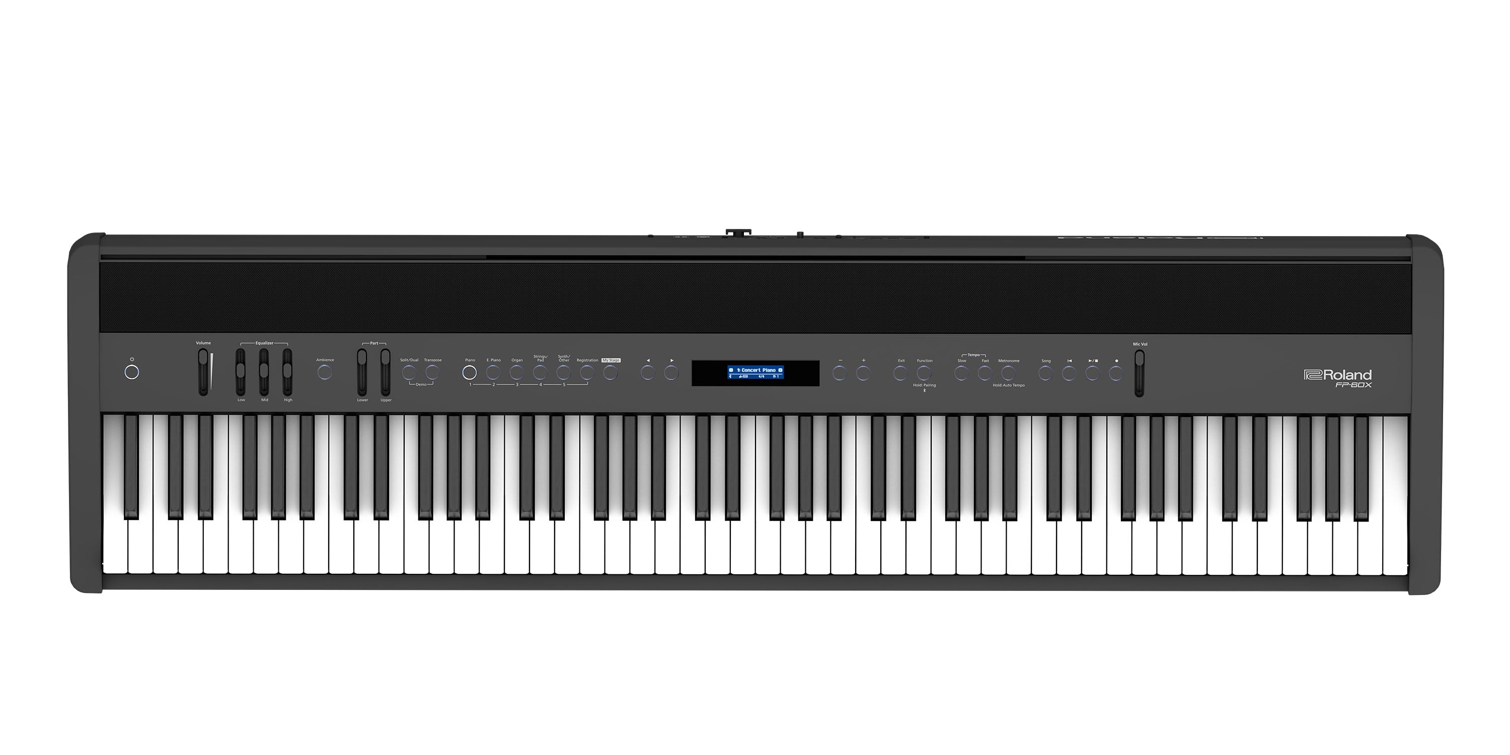 Roland FP-60X-BK Portable Digital Piano Black Bundle - Fair Deal Music