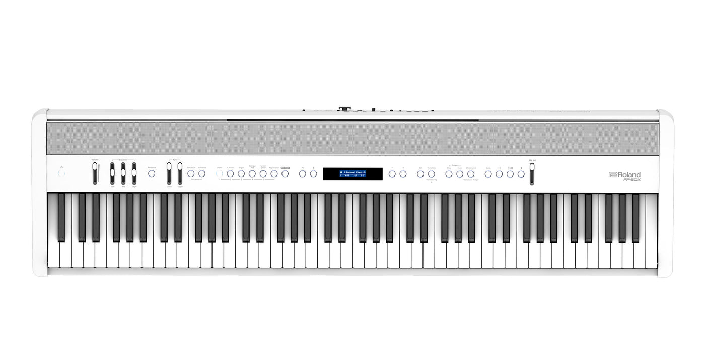 Roland FP-60X-WH Portable Digital Piano - White - Fair Deal Music