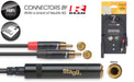 Stagg NYA010/JS2CMR 10CM/0.3F Y-ADPT STJK-2RCAm DL - Fair Deal Music