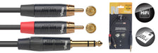 Stagg NYA010/PS2CMR 10CM/0.3F Y-ADPT STPL-2RCAm DL - Fair Deal Music