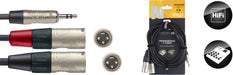 Stagg NYC3/MPS2XMR 3M/10F SPLIT minST PL-2XLRm DL - Fair Deal Music