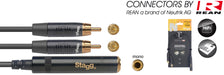 Stagg NYA010/J2CMR 10CM/0.3FT Y-ADAPT JK-2RCAm DL - Fair Deal Music