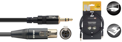 Stagg NAC1.5MPSMX4FR 1.5M/5F AUDIO miSTPL-mXLR4f DL - Fair Deal Music