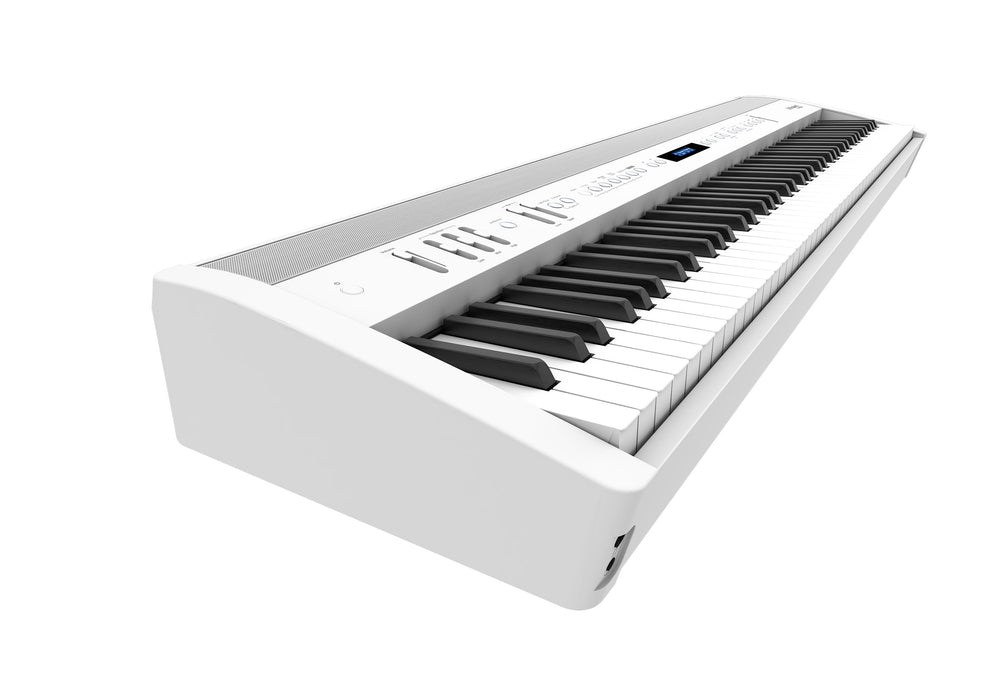 Roland FP-60X-WH Portable Digital Piano White Bundle - Fair Deal Music