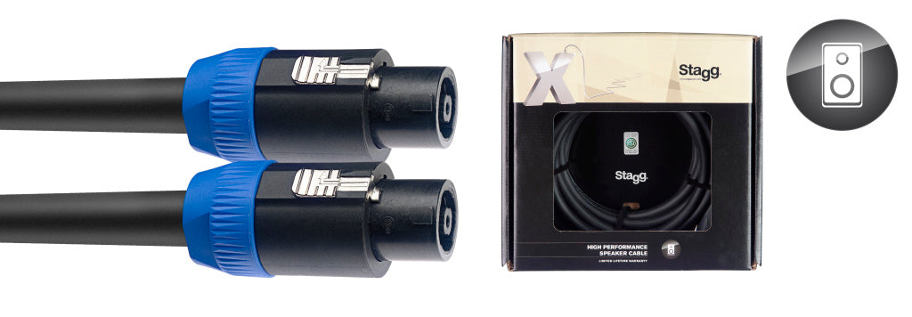 Stagg XSP10SS25D X-Series Professional Speaker Cable - SpeakON / SpeakON - Fair Deal Music
