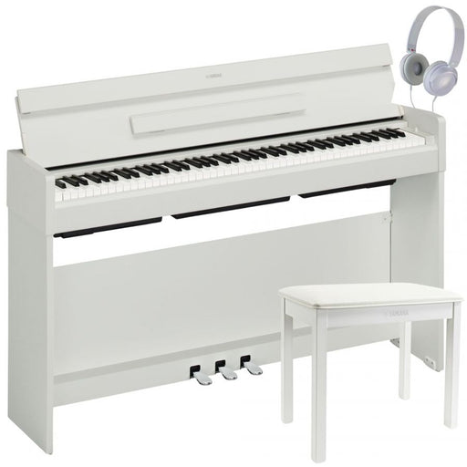 Yamaha YDP-S35WH Arius Slim Digital Piano White Bundle - Fair Deal Music