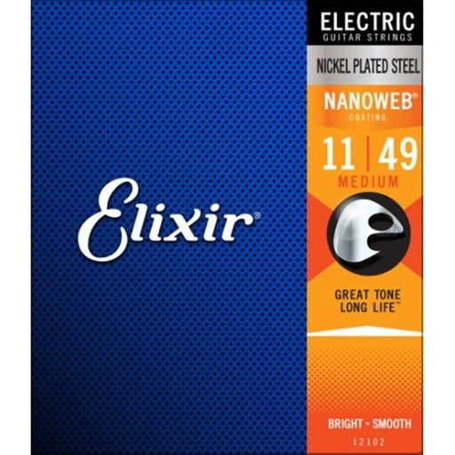 Elixir Nanoweb Electric Guitar Strings 11 - 49 - Fair Deal Music