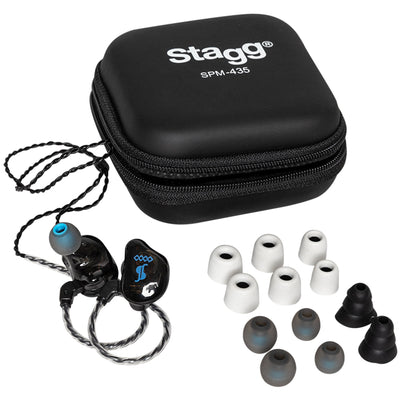 Stagg SPM-435 TR In-Ear Stage Monitors - Transparent - Fair Deal Music