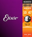 Elixir E16002 Nanoweb Phosphor Bronze Strings, 10-47 - Fair Deal Music