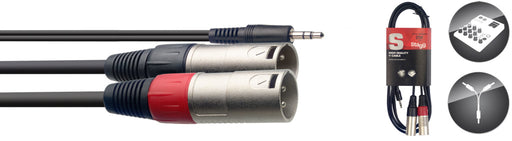 Stagg SYC2/MPSB2XM 2M/6F SPLIT miniST.PLUG -2XLRm - Fair Deal Music