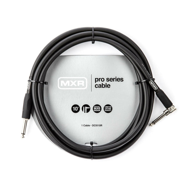 MXR DCIX20R Pro Series Instrument Cable 20ft Angled Black - Fair Deal Music