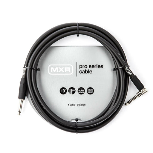 MXR DCIX10R Pro Series Instrument Cable 10ft Angled Black - Fair Deal Music