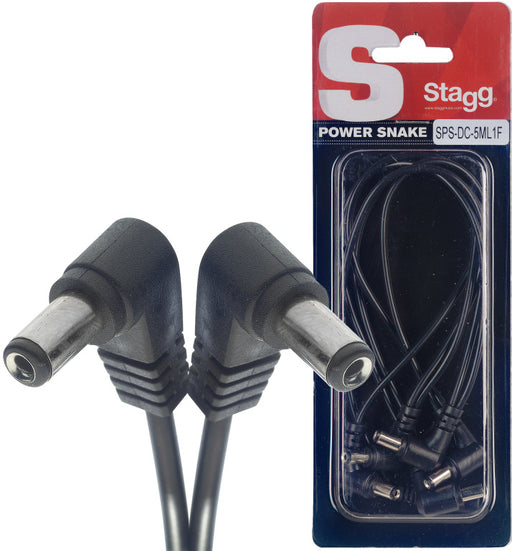 Stagg SPS-DC-5ML1F 5-Effect Pedal DC Supply Cable - Fair Deal Music
