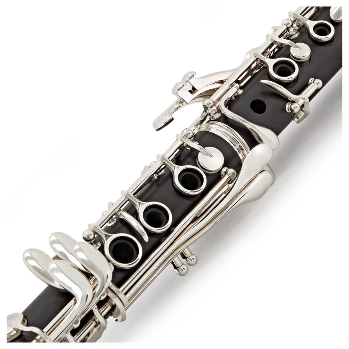Yamaha YCL-450M Duet+ Intermediate B♭ Clarinet - Grenadilla Body Silver-Plated Keys & Ligature - Fair Deal Music