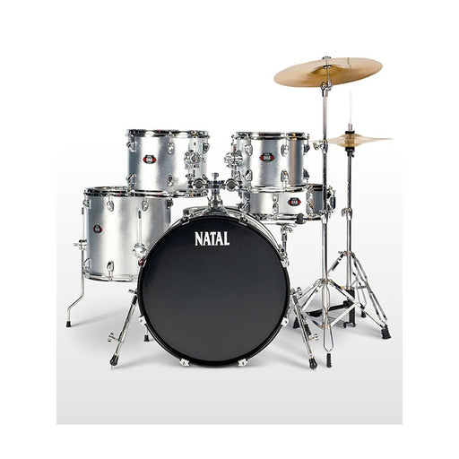 Natal DNA Rock Drum Kit, Silver - Fair Deal Music