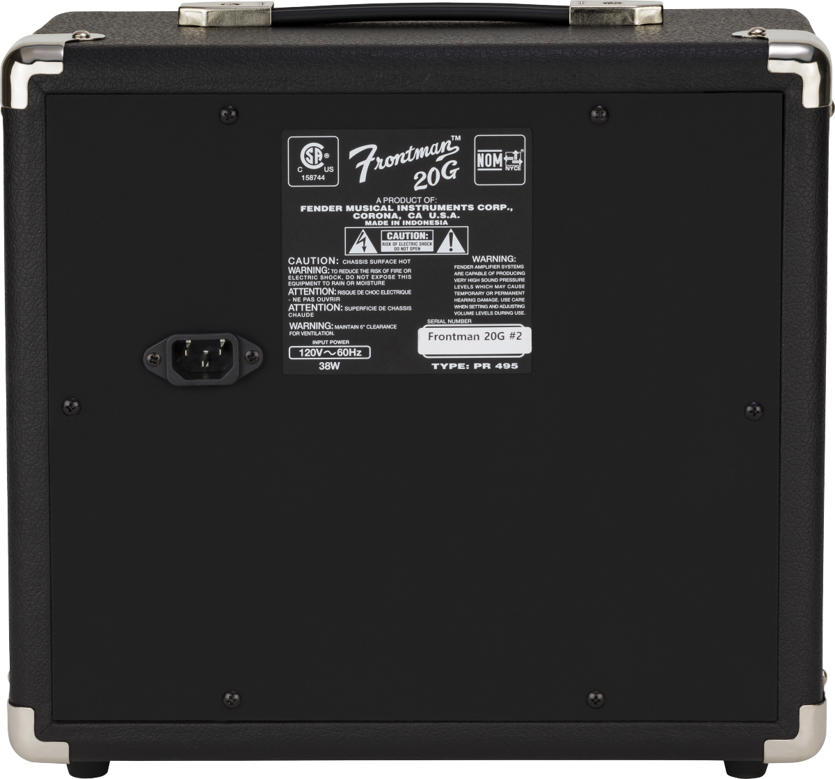 Fender Frontman 20G 20W Guitar Combo Amplifier - Fair Deal Music
