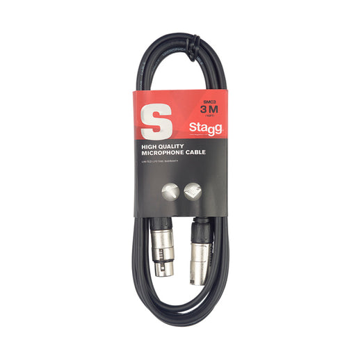 Stagg SMC3 Microphone cable, XLR/XLR (m/f), 3 m (10') - Fair Deal Music