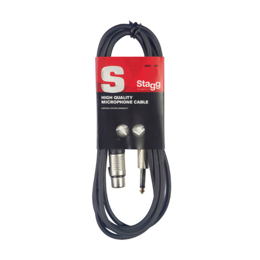 Stagg SMC10XP Microphone cable, XLR/jack (f/m), 10 m (33') - Fair Deal Music
