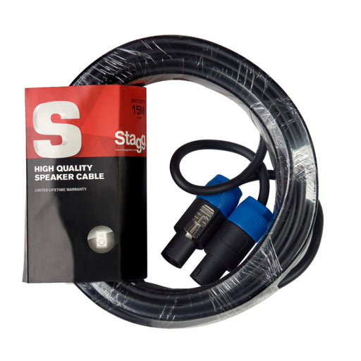 Stagg SSP15SS15 Speaker cable, SPK/SPK, 15 m (50') - Fair Deal Music