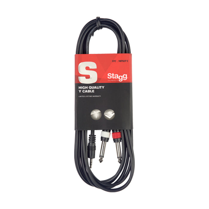 Stagg SYC2/MPSB2P E 2M/6FT SPLIT MLD minST.PL-2PLG - Fair Deal Music