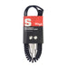 Stagg SGCC6 DL Instrument cable, jack/jack (m/m), 6 m (20"), coiled, S-series - Fair Deal Music