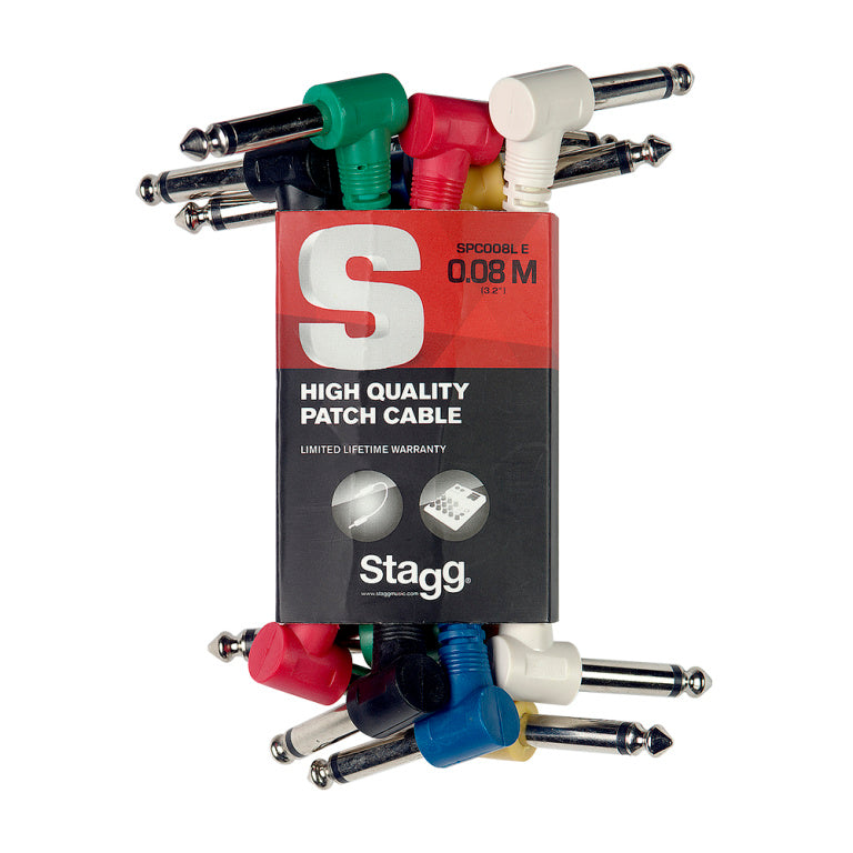 Stagg SPC008L E 6P-8CM/3.2"-Patch Mould L Plug - Fair Deal Music