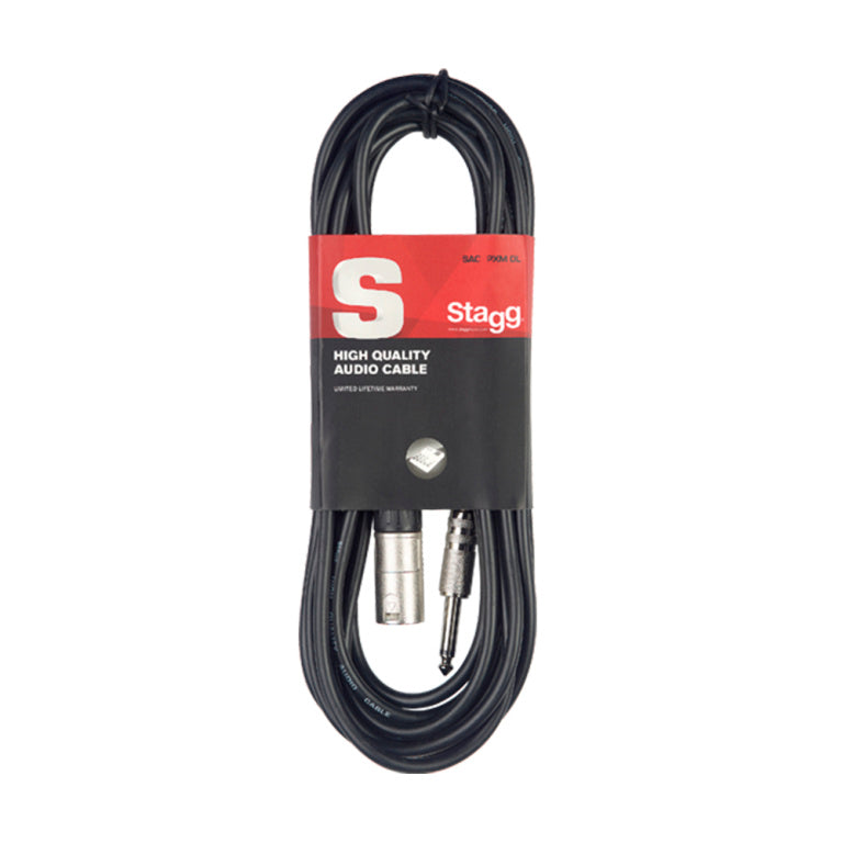 Stagg SAC10PXM DL 10M/33F AUDIO CBL DLX PLG-XLRm - Fair Deal Music