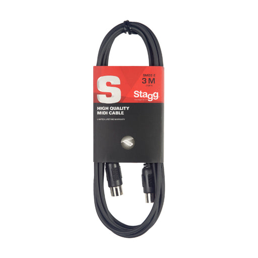 Stagg SMD2 E 2M/6FT MIDI CABLE MOULD.DINm - Fair Deal Music