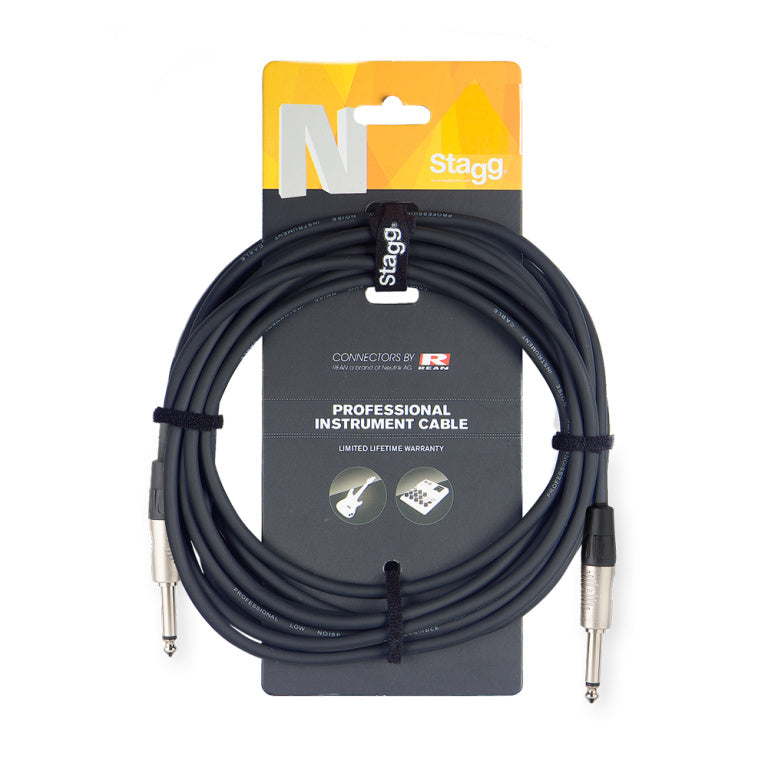 Stagg NGC3R 3M/10FT Instrument Cable Deluxe - Fair Deal Music
