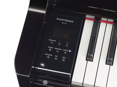 Yamaha NU1X AvantGrand Hybrid Digital Upright Piano Polished Ebony (Used) - Fair Deal Music