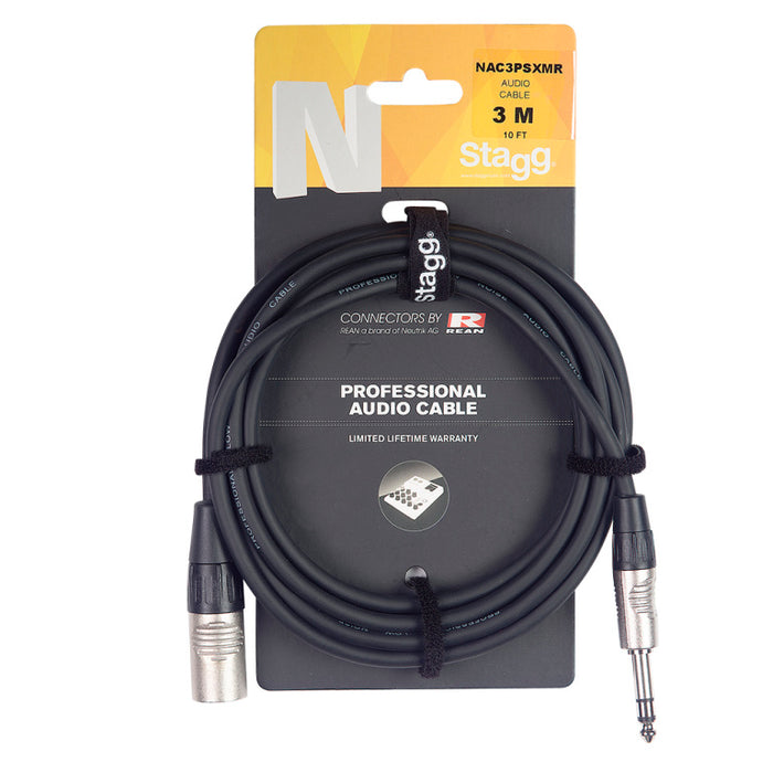 Stagg NAC3PSXMR 3M/10F AUDIO CBL XLRm-ST PL DL - Fair Deal Music