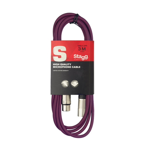 Stagg SGC3DL CPP 3M/10F Purple Instrument CBL-DL - Fair Deal Music