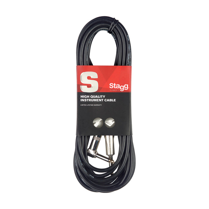 Stagg SGC10PL DL 10M/33FT INSTRUM.CBL-ANGLED DL - Fair Deal Music