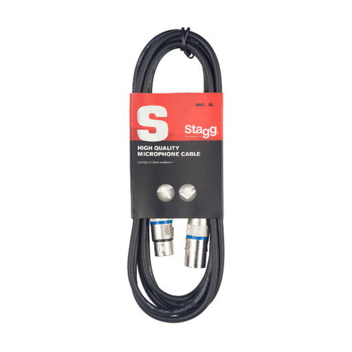 Stagg SMC10 BL Microphone cable, XLR/XLR (m/f), 10 m (33'), blue ring - Fair Deal Music