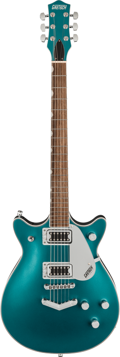 Gretsch G5222 Electromatic Double Jet BT with V-Stoptail, Laurel Fingerboard, Ocean Turquoise, Ex Display - Fair Deal Music
