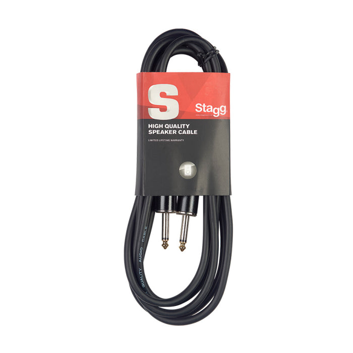 Stagg SSP15PP25 Speaker cable, jack/jack, 15 m (50") - Fair Deal Music