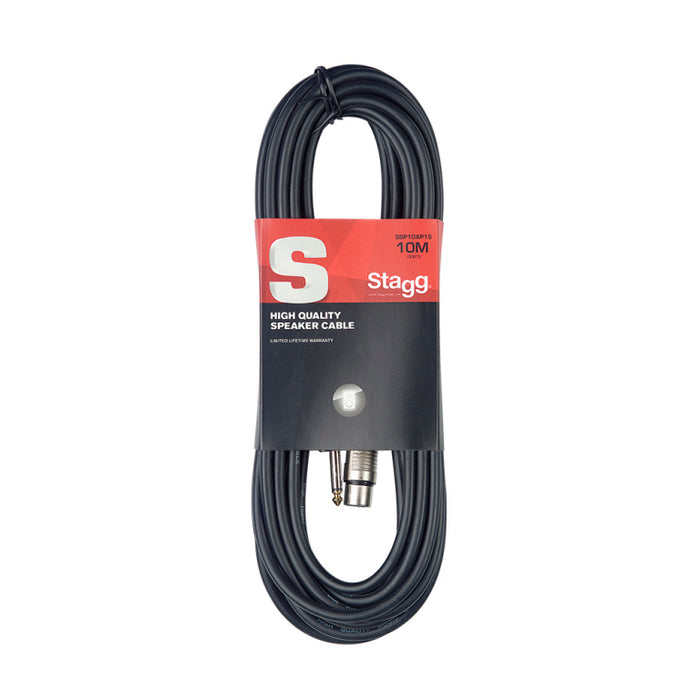 Stagg SSP10XP15 Speaker cable, XLR/jack, 10 m (33") - Fair Deal Music