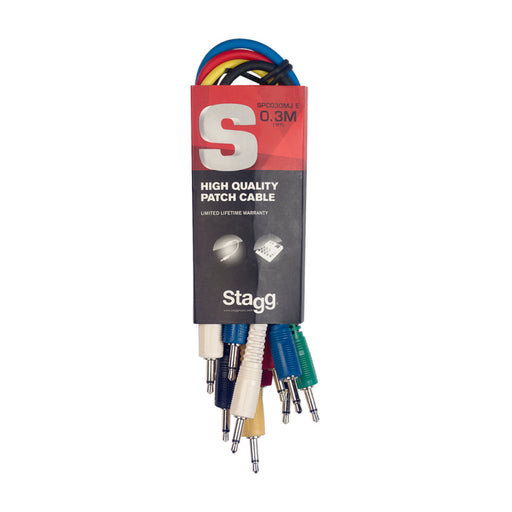 Stagg SPC030MJ E 6P-30CM/1FT PATCH CBL mini PLG - Fair Deal Music