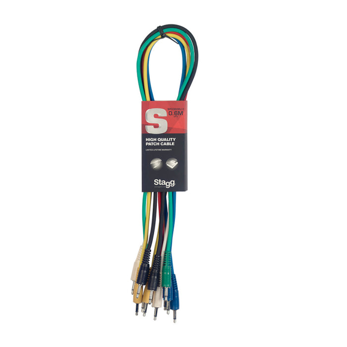 Stagg SPC060MJ E 6P-60CM/2FT PATCH CBL mini PLG - Fair Deal Music