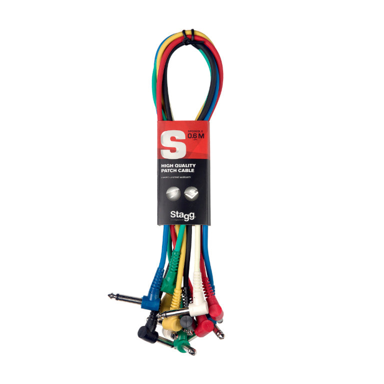 Stagg SPC030L E 6P-30CM/1FT-Patch Mould L Plug - Fair Deal Music
