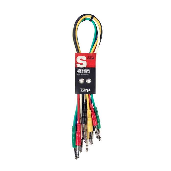 Stagg SPC060S E 6P-60CM/2FT-PATCH MLD STER.PLG - Fair Deal Music