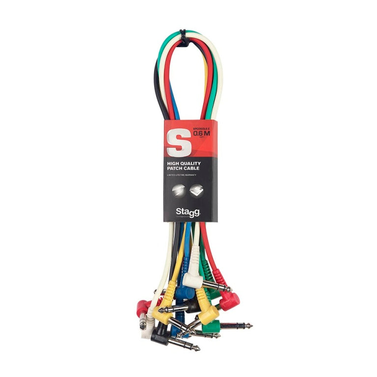 Stagg SPC060LS E 6P-60CM/2FT Patch ST.L PLG MLD - Fair Deal Music