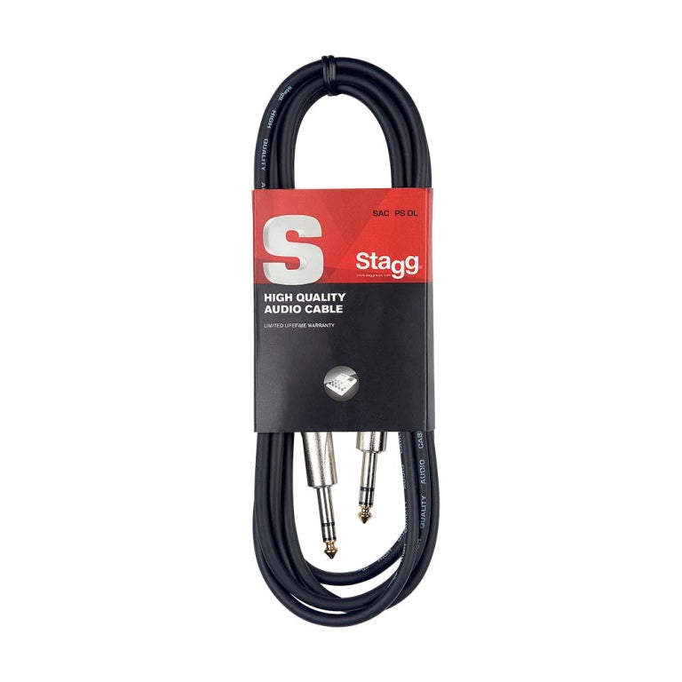 Stagg SAC1PS DL 1M/3FT Stereo Audio Cable - Fair Deal Music