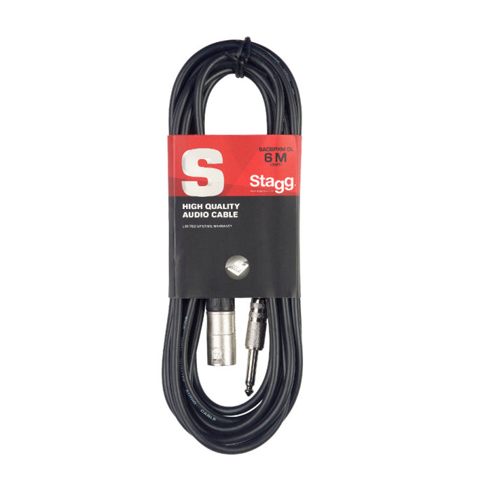 Stagg SAC3PXM DL 3M/10FT AUDIO CBL DLX PLG-XLRm - Fair Deal Music